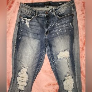Judy Blue Bleach Splatter Jeans